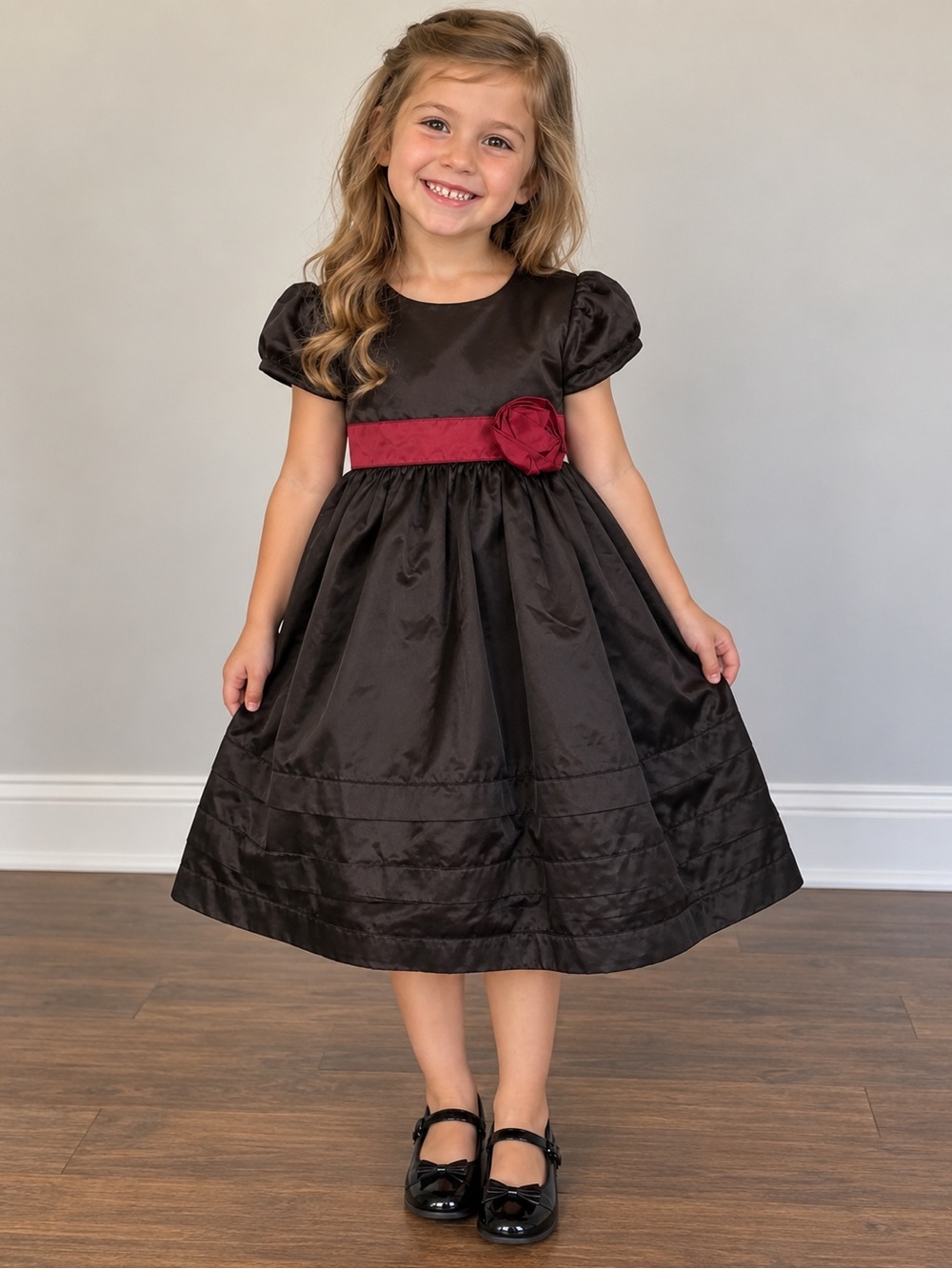 Gymboree Girls Brown Holiday Dress Size 5